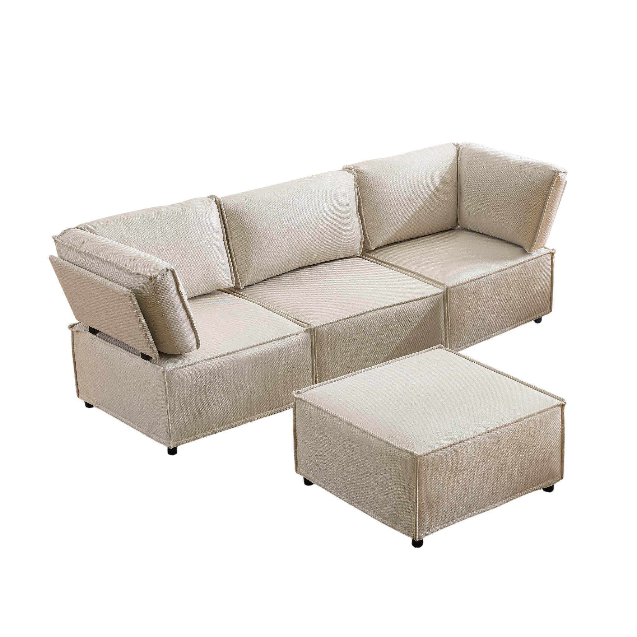Meubliv Sofa Beige 238x154 cm