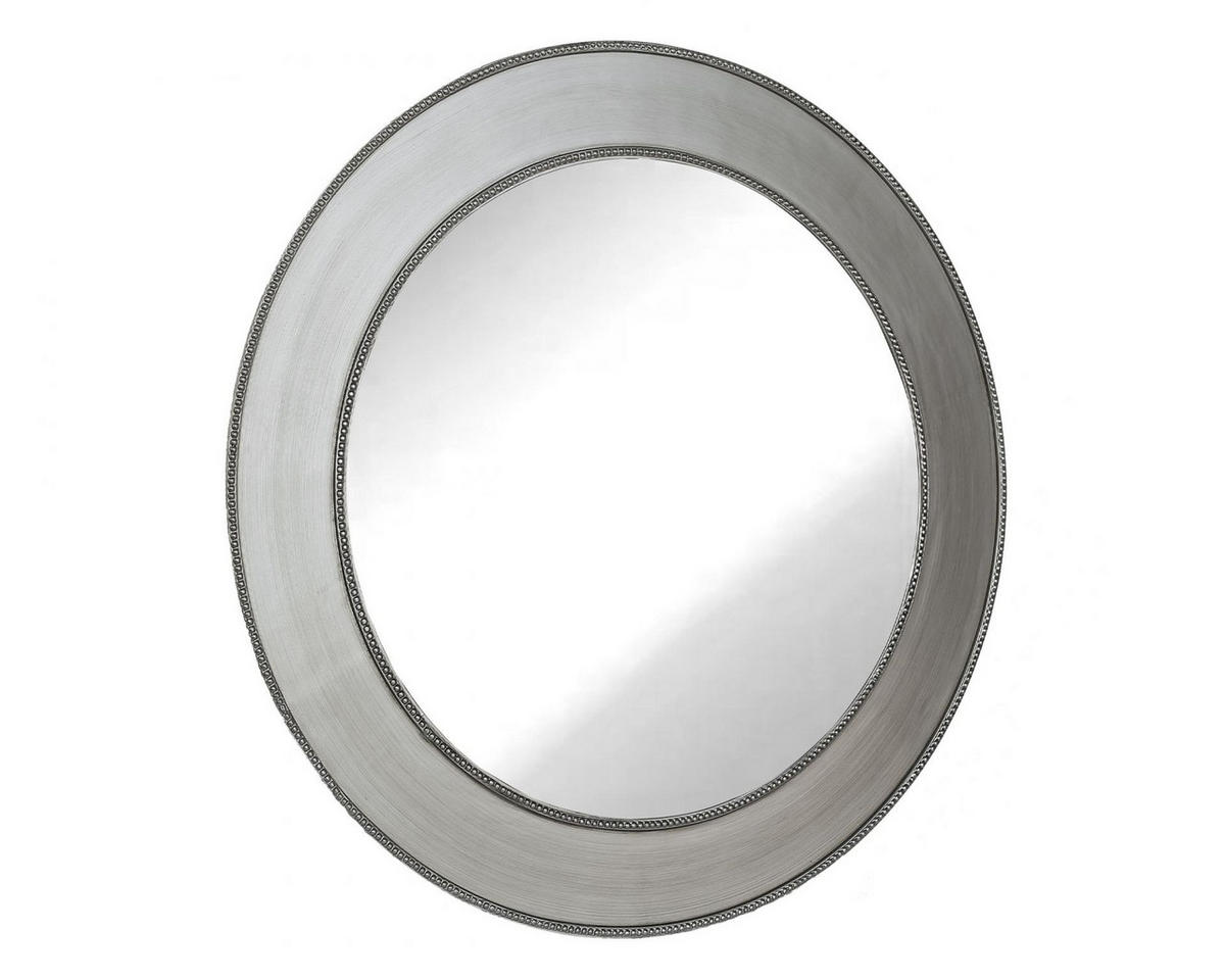 WANDSPIEGEL Ø90 cm, Silber, Holz - Silberfarben, Holz (90/90/90cm)