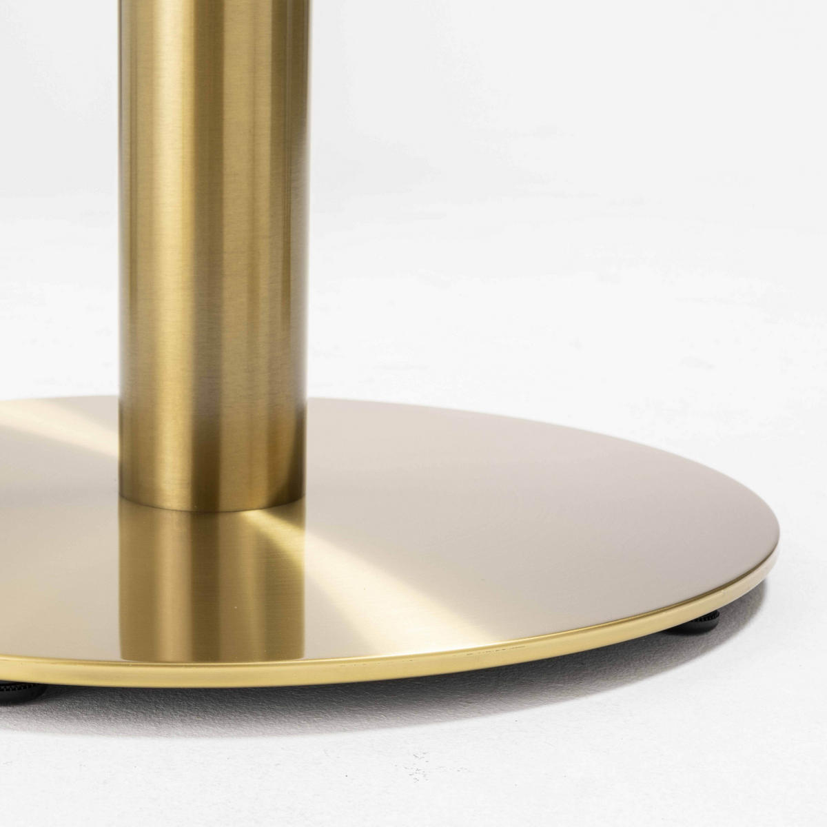 TISCHBEIN, Gold - Gelb, Metall (45/72/45cm) - Oviala