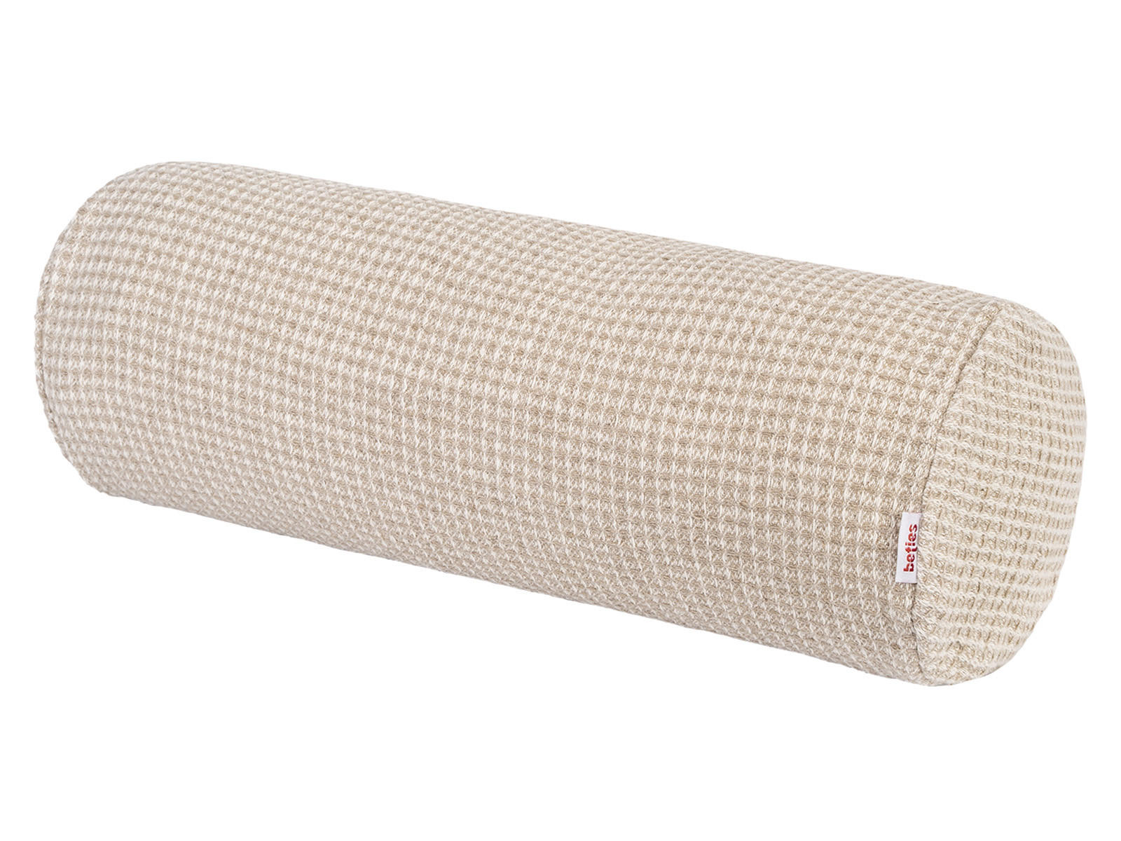 NACKENROLLENBEZUG Leinen-Waffelpique 15/40 cm - Beige/Naturfarben, Textil (15/40cm) - beties Heimtextil