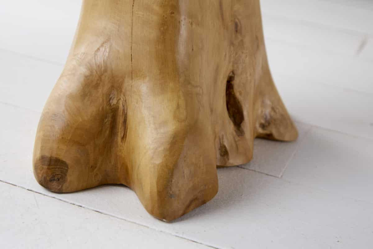 COUCHTISCH ROOT Teakholz rechteckig Natur 50cm - Braun, Holz (50/50/60cm) - riess-ambiente