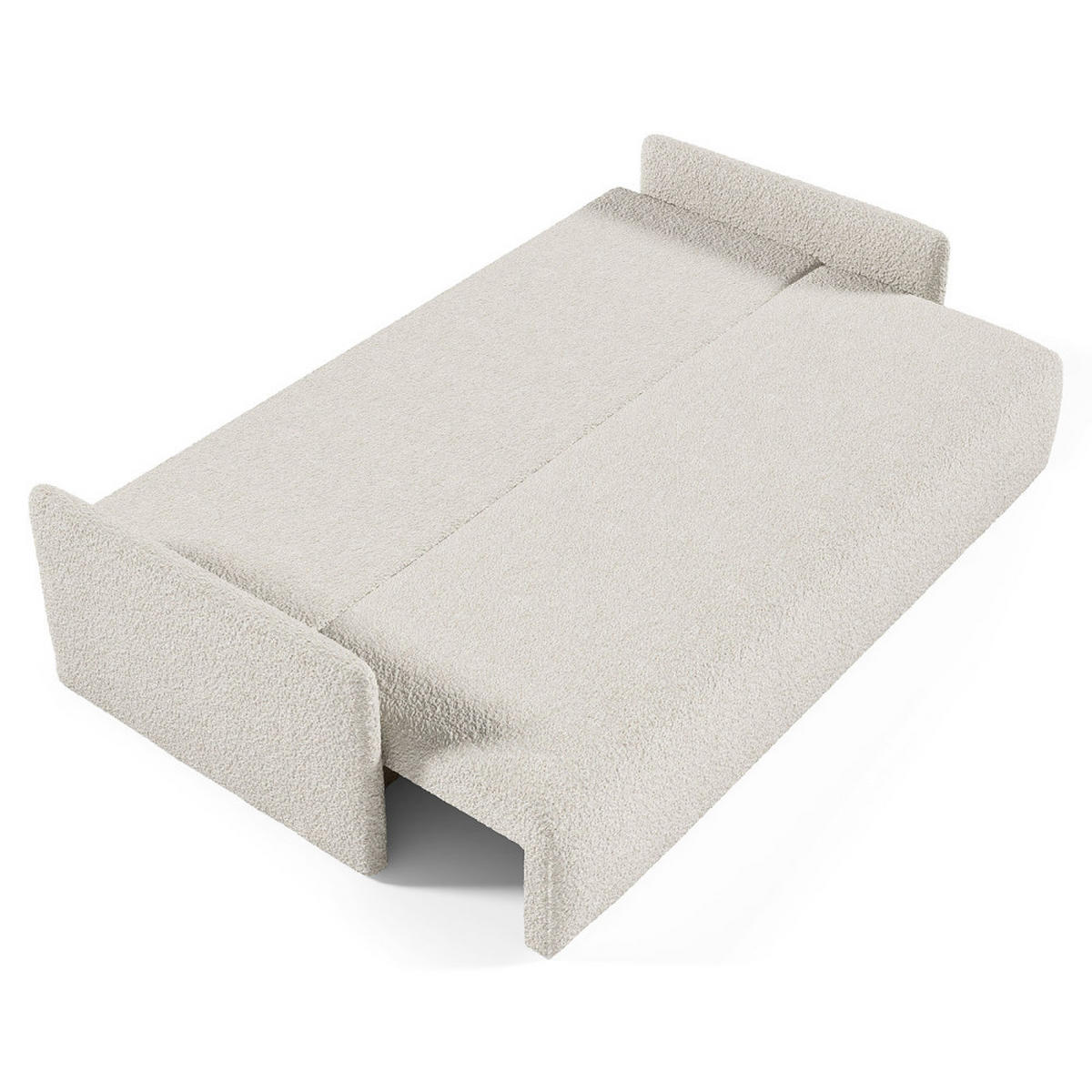 SCHLAFSOFA GLORI mit Bettkasten - QUELLE 06 - Beige, Textil (206/95/87cm) - Dekori_Interiors