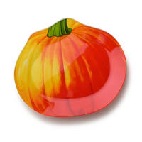 MÍSA Aria Fresh, sklo, oranžová - pomerančová/žlutá, sklo (19.7/1.8/22cm) - Mondex