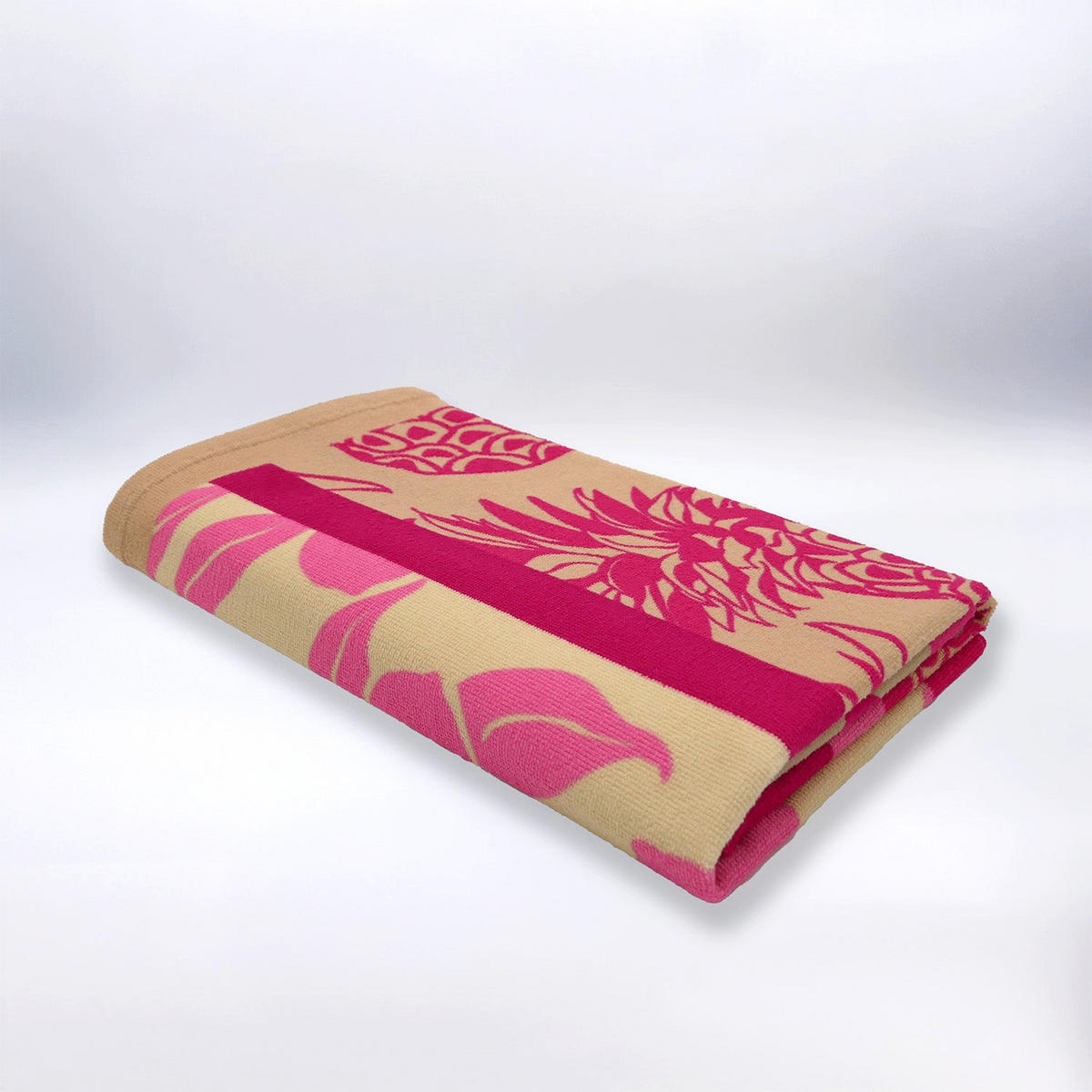 STRANDTUCH Mikrofaser Rosa 90x170 220g/m² - Tropea - Pink, Textil (90/170cm) - LE COMPTOIR DE LA PLAGE
