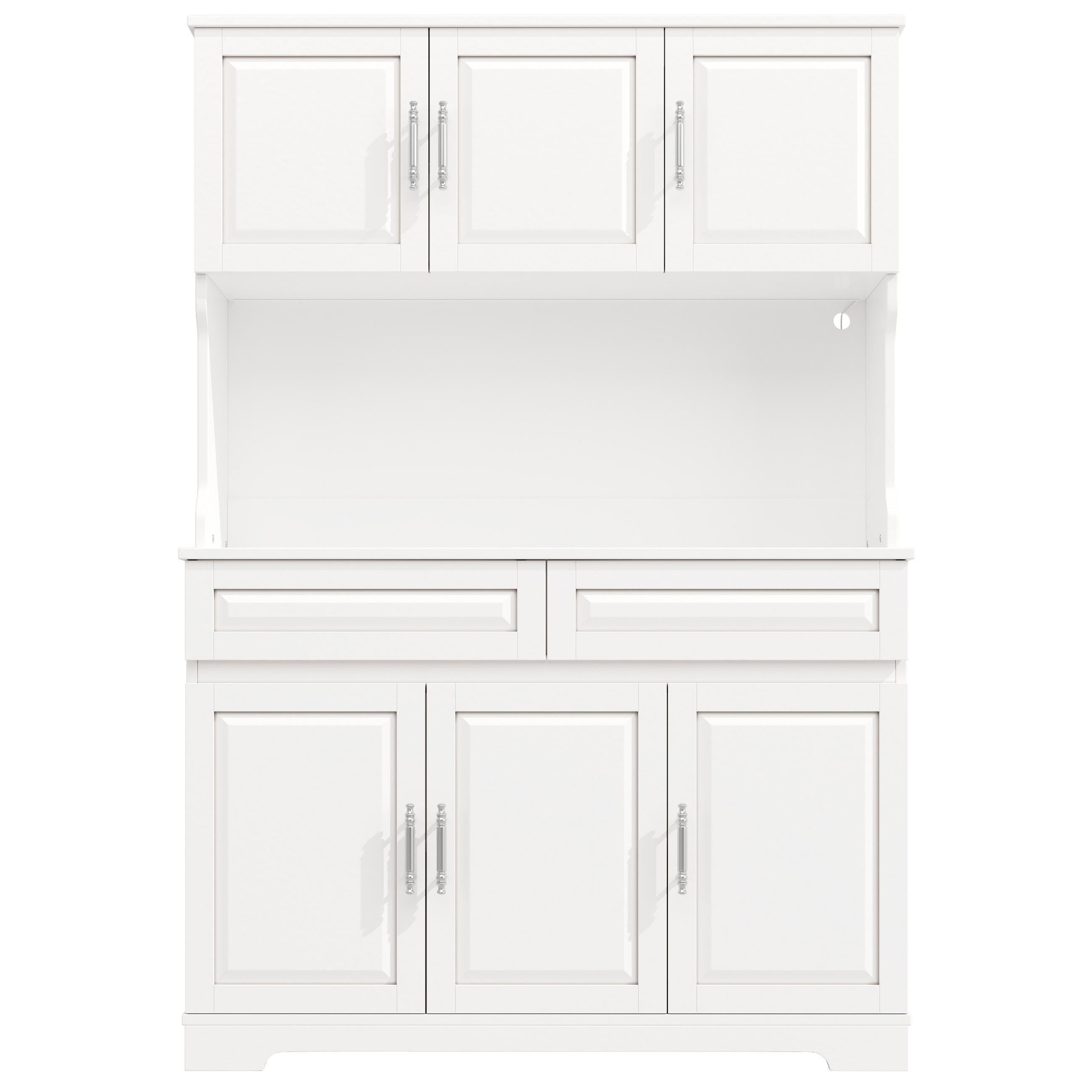 BUFFETSCHRANK App-Steuerung Weiß 108/40/180 cm - Weiß, Holz (108/180/40cm) - PANGIVO