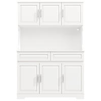 BUFFETSCHRANK App-Steuerung Weiß 108/40/180 cm - Weiß, Holz (108/180/40cm) - PANGIVO