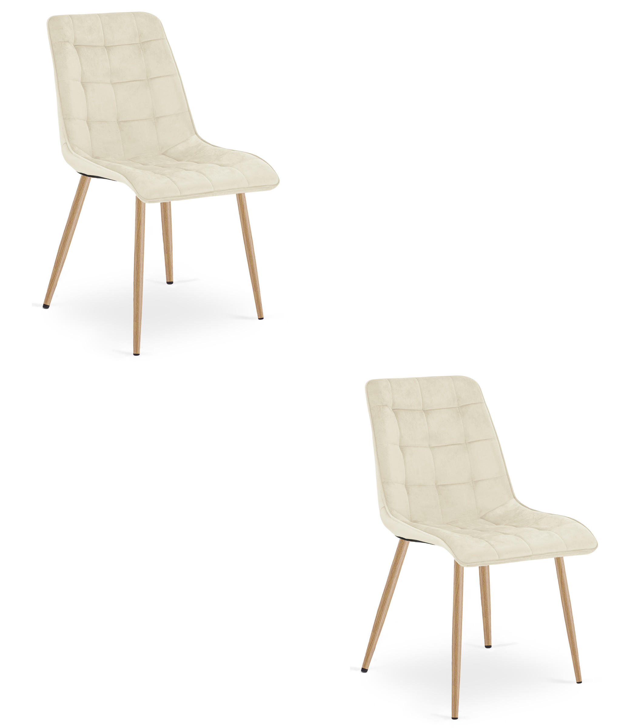 XXXLutz Stuhl Beige 49x59x60 cm