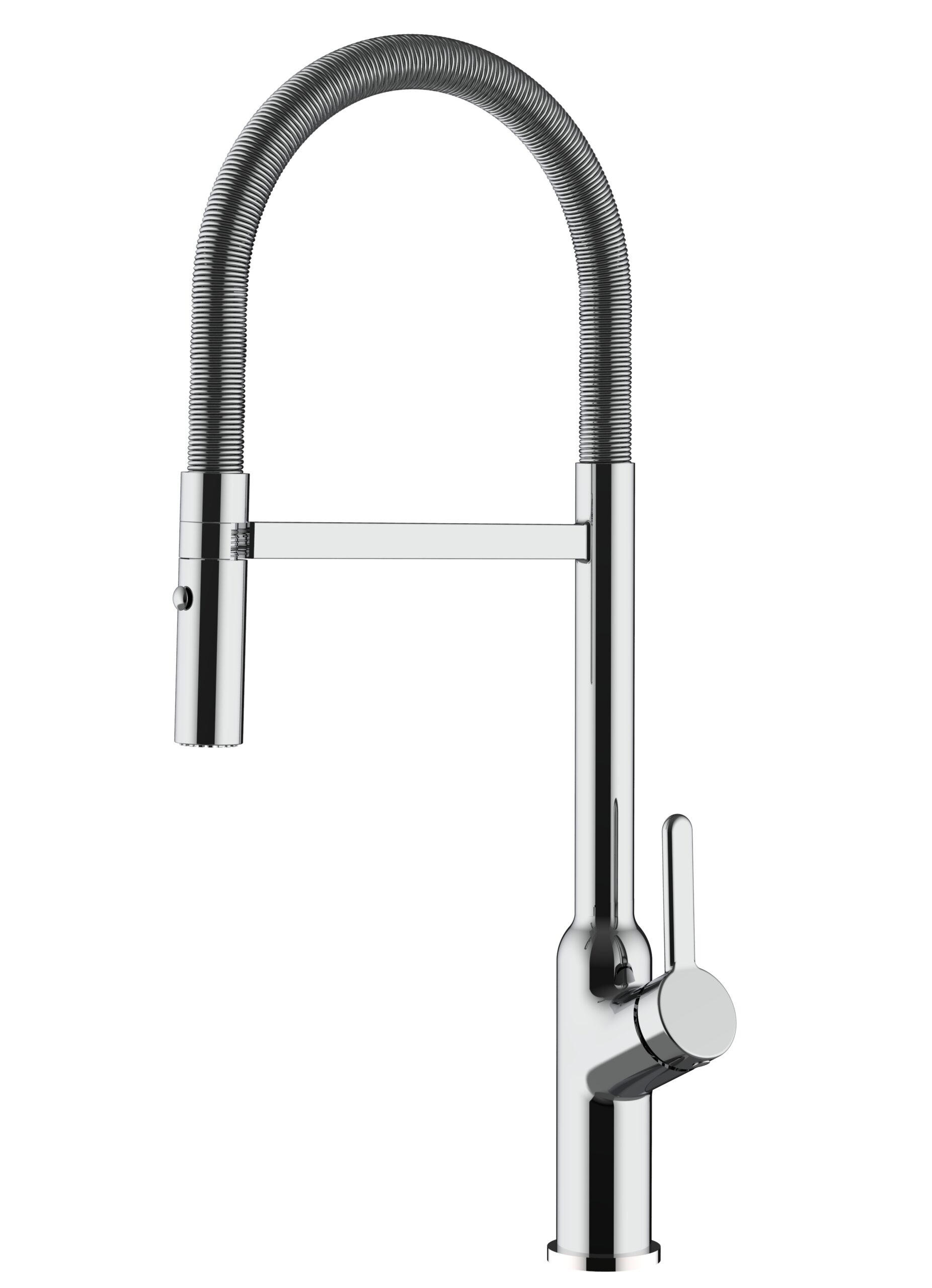 KÜCHENARMATUR, Verchromt, 2-Strahl-Brause - Chromfarben, Metall (23/46.5/23cm) - VIZIO