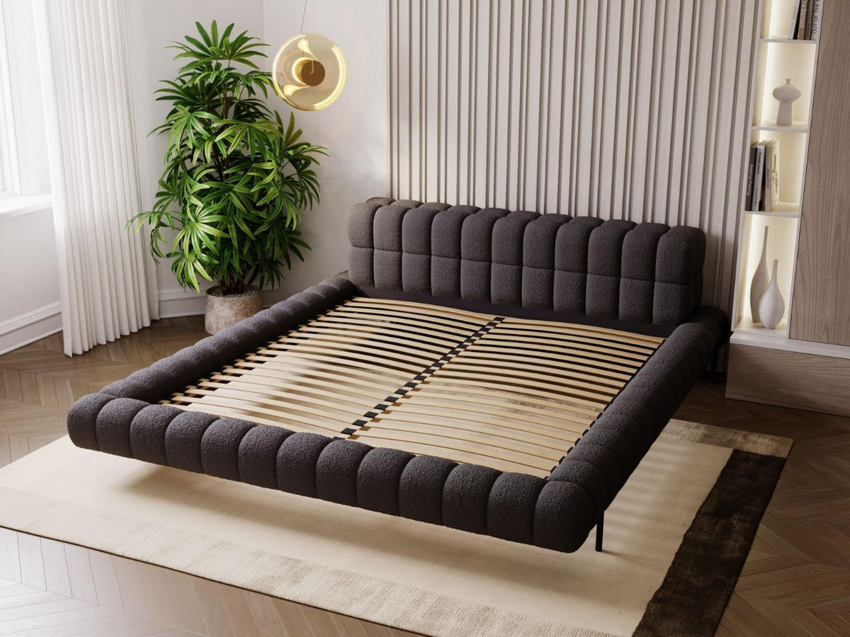 POLSTERBETT Imagine 180x200 Schwarz - Schwarz, Textil (180/200cm) - Graingold