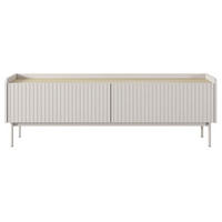 TV-LOWBOARD Liwelo Greige 153 cm - Taupe, Holzwerkstoff/Metall (153/50.2/38cm) - Selsey