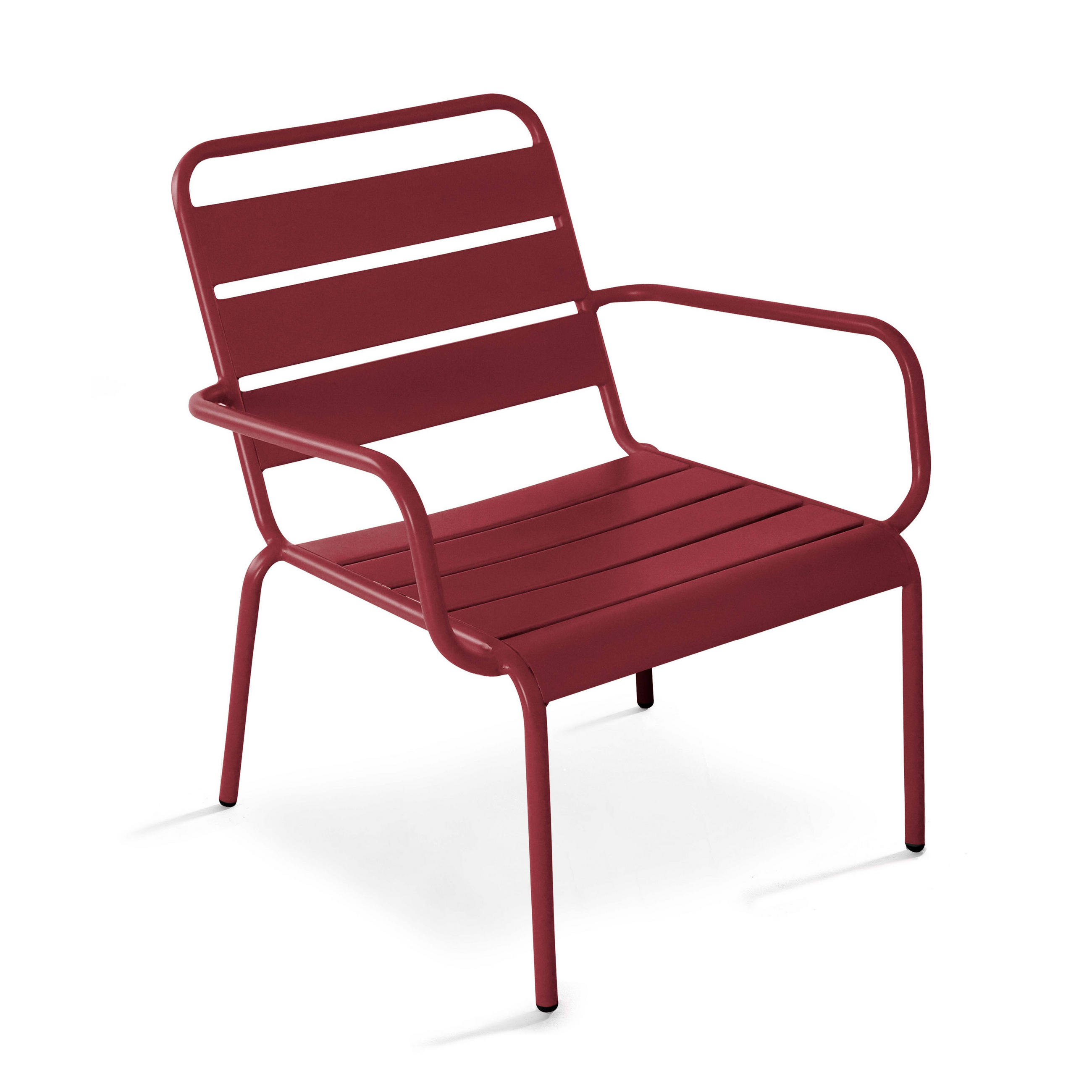 RELAXSESSEL, Lila - Lila, Metall (65/76/70cm) - Oviala