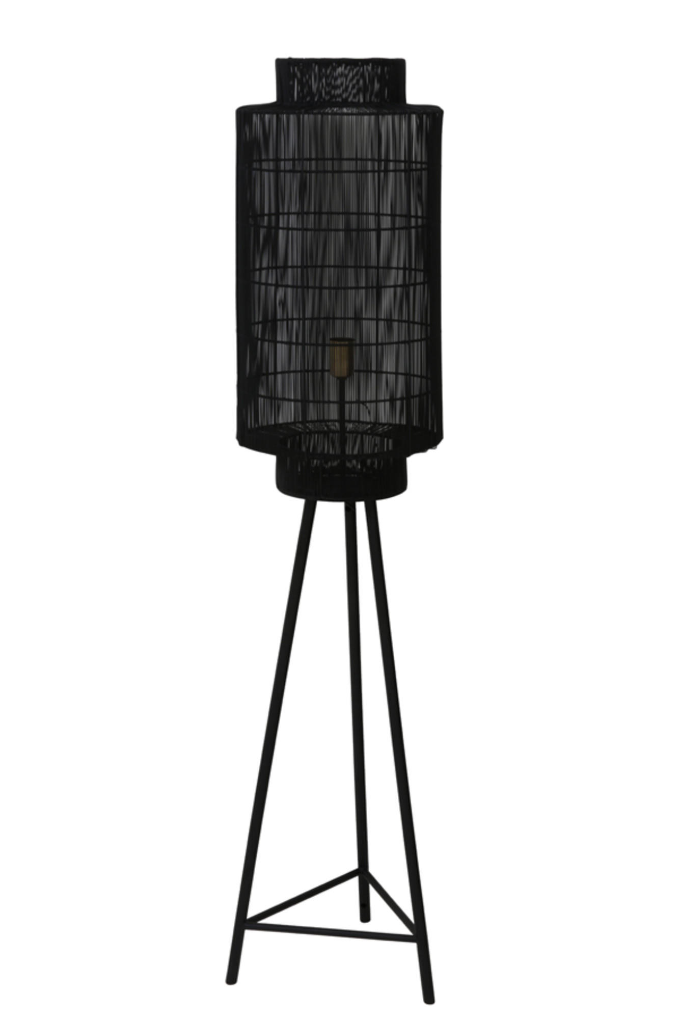 Light & Living Stehleuchte Schwarz 32x150x32 cm