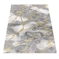 KURZFLORTEPPICH 120/170 cm Kraft 524 - Goldfarben, Textil (120/170cm) - Paco Home