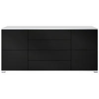 SIDEBOARD Rova Schwarz matt - Schwarz, Holzwerkstoff (166.5/75.5/35cm) - Vladon