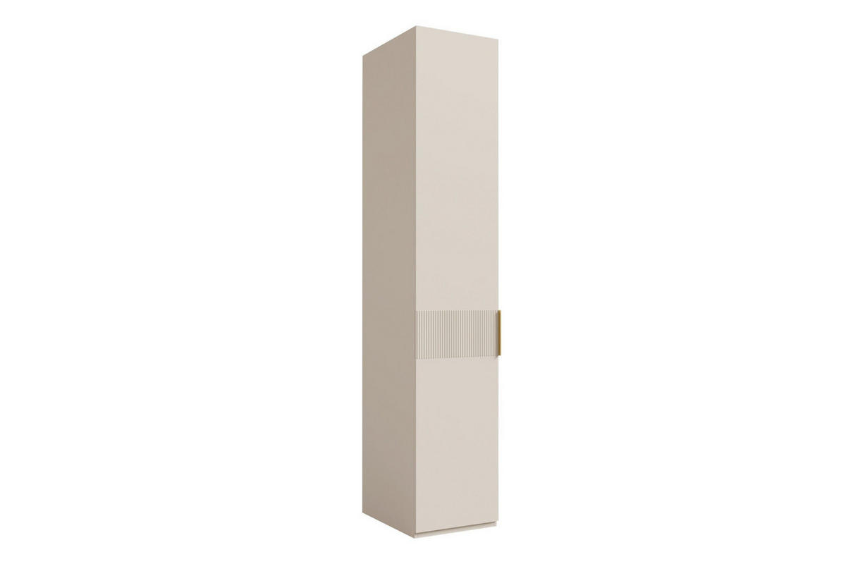 KLEIDERSCHRANK SUN 45/237/60 cm in Macadamia | Rechts - Kaschmir, Holzwerkstoff (45/237/60cm) - Deine Möbel 24