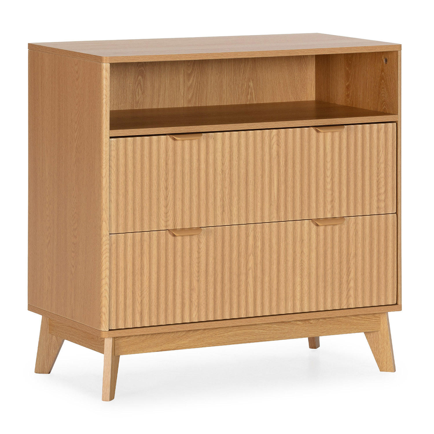 KOMMODE 80/80/40 Oporto Eichenfarbe - Honigeiche, Holzwerkstoff (80/80/40cm) - VS Venta-stock