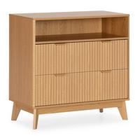 KOMMODE 80/80/40 Oporto Eichenfarbe - Honigeiche, Holzwerkstoff (80/80/40cm) - VS Venta-stock