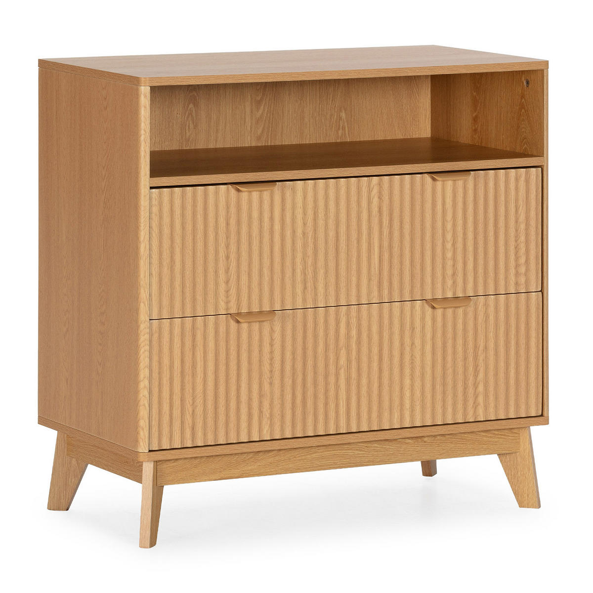 KOMMODE 80/80/40 Oporto Eichenfarbe - Honigeiche, Holzwerkstoff (80/80/40cm) - VS Venta-stock