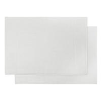 BADEMATTE, 2er-Set, 50x70 cm, 100% Baumwolle - Weiß, Textil (50/70cm) - Zollner