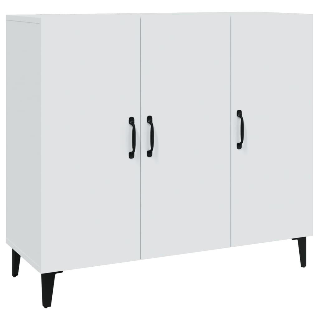 SIDEBOARD Weiss 90/34/80 Cm Holzwerkstoff - Weiß, Holzwerkstoff (34/80/90cm) - vidaXL