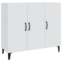 SIDEBOARD Weiss 90/34/80 Cm Holzwerkstoff - Weiß, Holzwerkstoff (34/80/90cm) - vidaXL