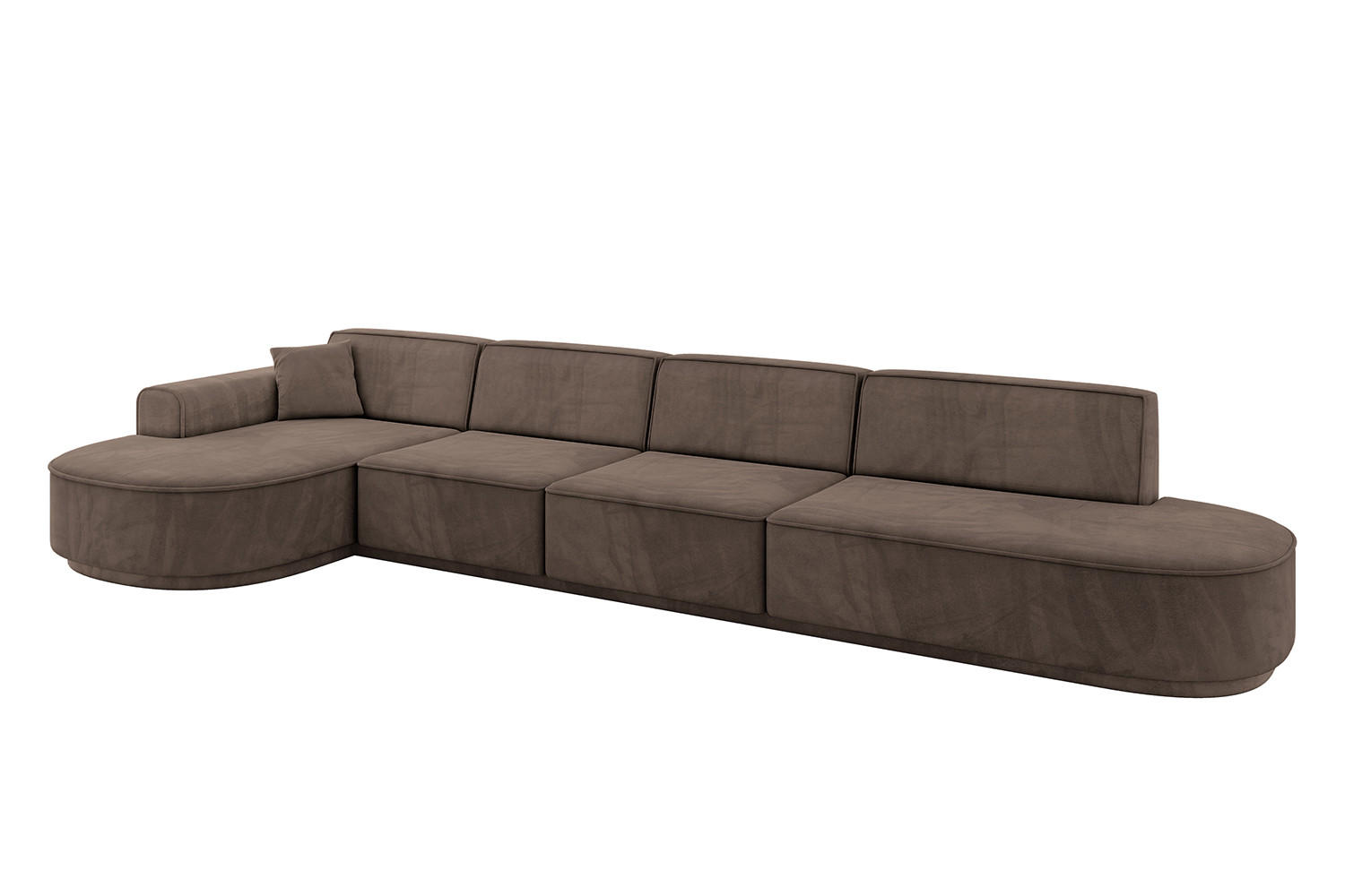 Altdecor Ecksofa Braun 413x171 cm