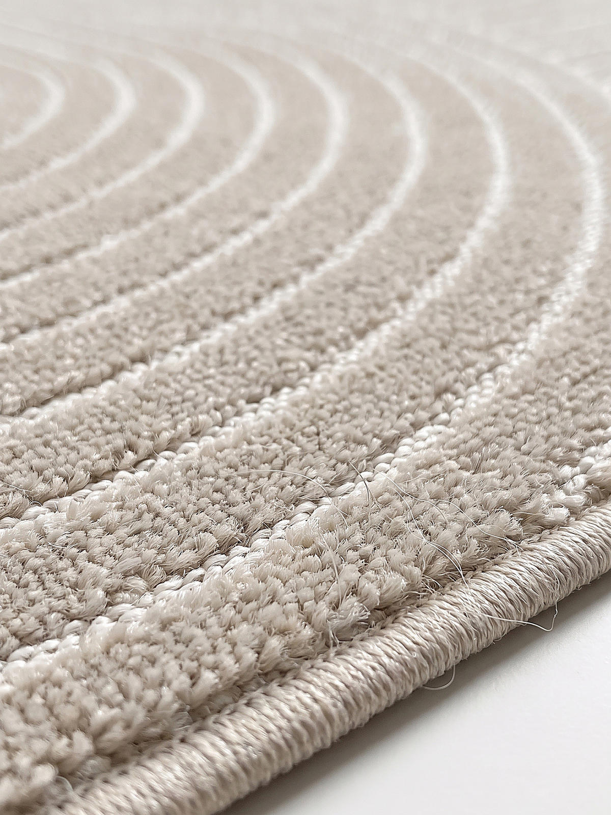TEPPICH Outdoor Geometrisch MEZEN Polypropylen Beige 140 x 200 cm - Beige, Textil (140/200cm) - KADIMA DESIGN