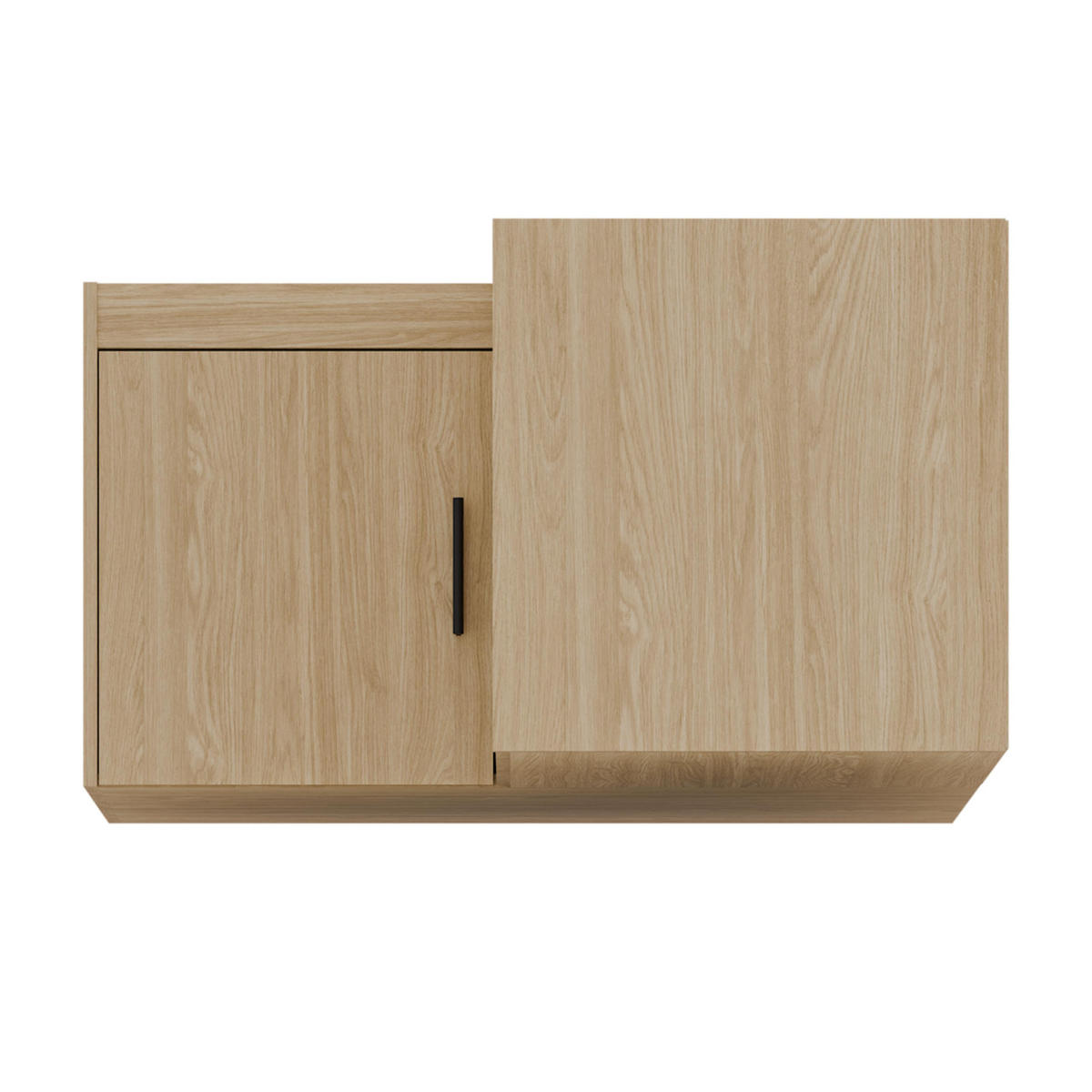 AUFSATZSCHRANK Storicos Geölte Eiche 97,8/55/97,8 cm - Modern, ideal für Ecken - Eichefarben, Holzwerkstoff/Kunststoff (97.8/55/97.8cm) - AX Living