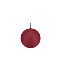 KUGELKERZEN Bordeaux Ø 70 mm, 12 Stück - Bordeaux, Paraffin (7/7/7cm) - Wiedemann Kerzen
