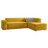 ECKSOFA Lordin Premium, Seite: Rechts - Gelb, Holz/Textil (267/205cm) - MIRJAN24