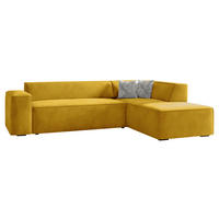 ECKSOFA Lordin Premium, Seite: Rechts - Gelb, Holz/Textil (267/205cm) - MIRJAN24