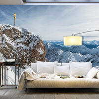 SELBSTKLEBENDE FOTOTAPETE 490/280 cm - Blau/Weiß, Kunststoff/Textil (490/1cm) - KUNSTLOFT