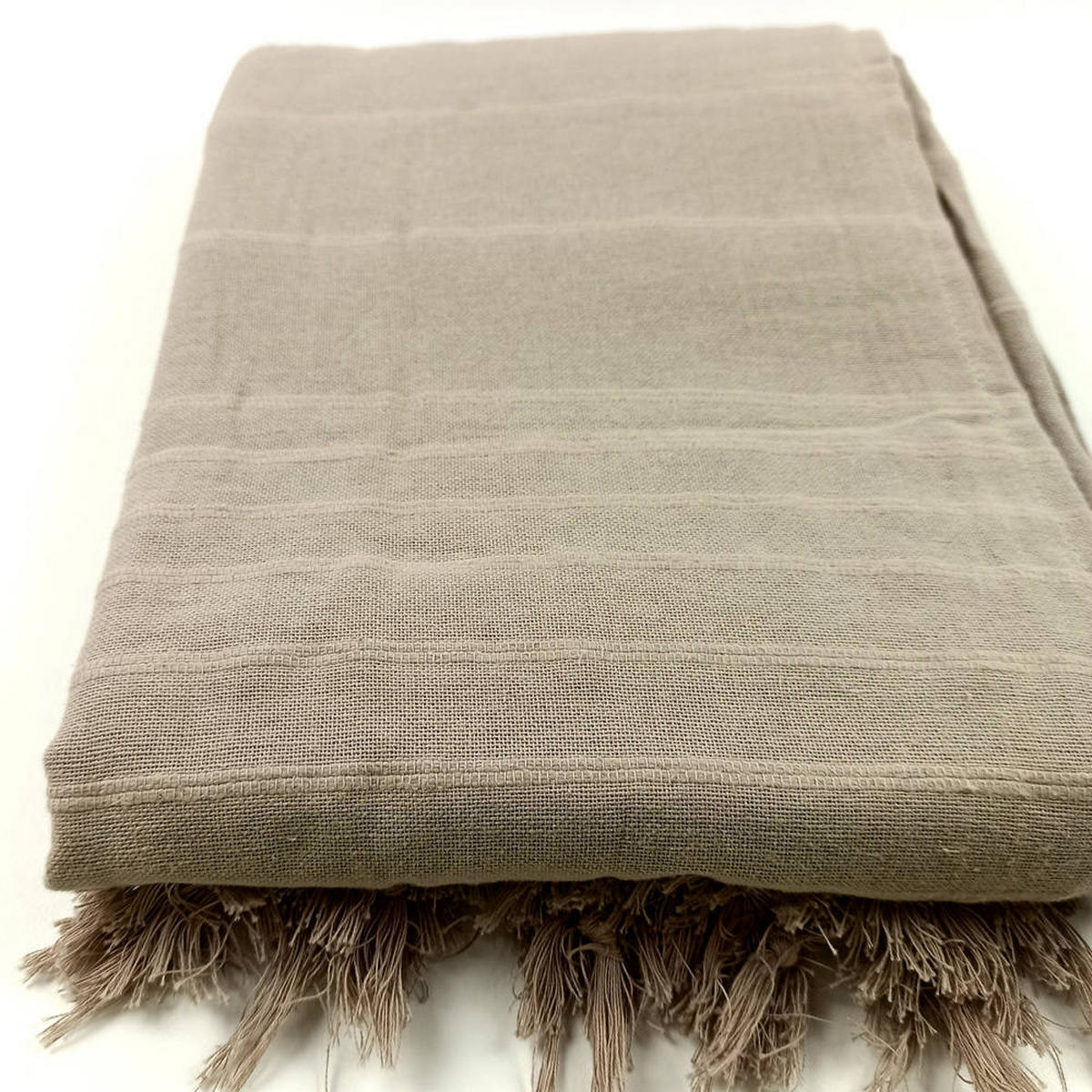 TAGESDECKE 230/250 cm - Beige, Naturmaterialien (230/250cm) - Atmosphera Createur d´interieur
