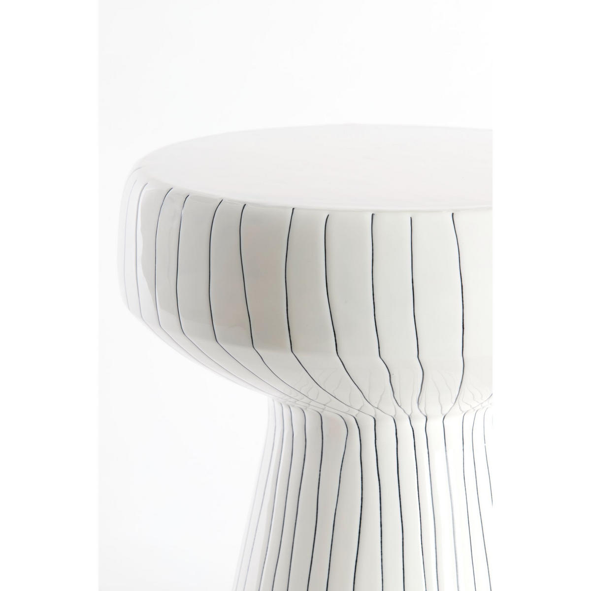 BEISTELLTISCH Dakwa Weiß 38/38/42 cm - Weiß, Metall (38/38/42cm) - Light & Living