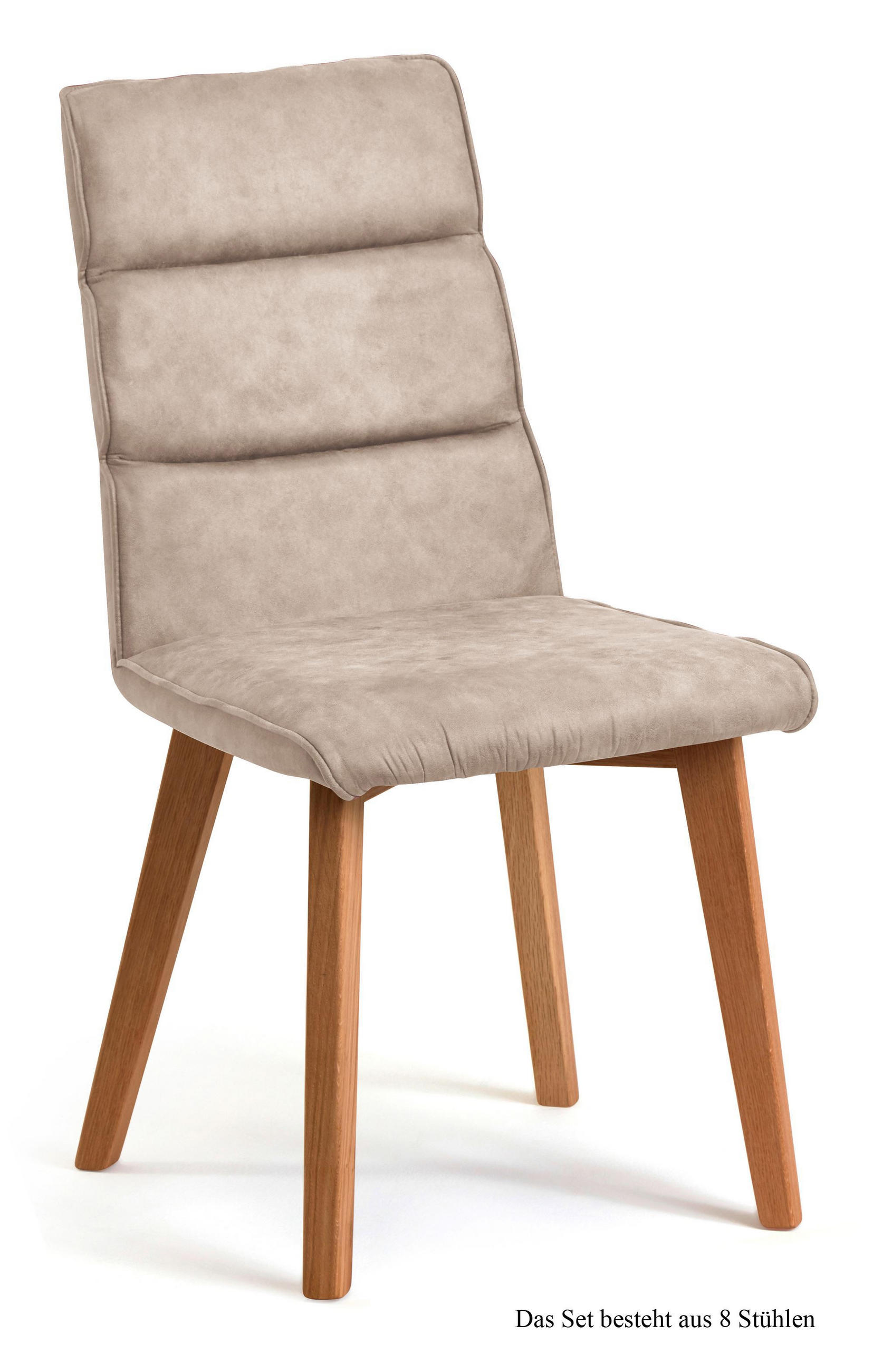 ESSZIMMERSTUHL (8er-Set) Darell 47x92x60 Eiche geölt/Natur - Eichefarben/Naturfarben, Kunststoff (60/92/47cm) - 58aufmkessel