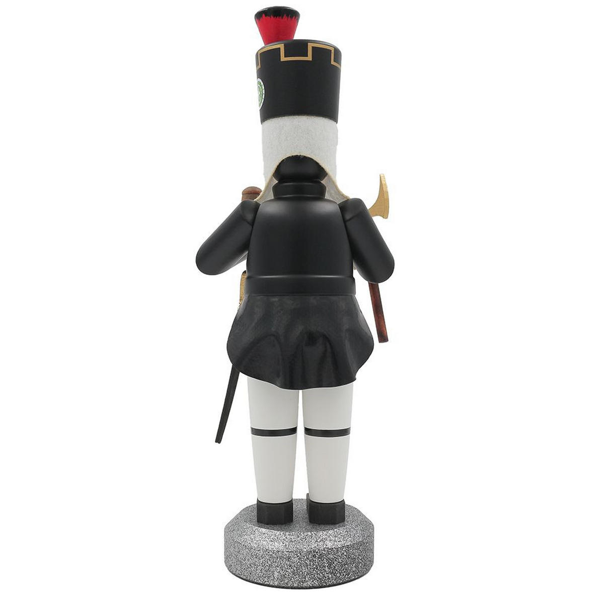 RÄUCHERMANN Bergmann Knappschaftsältester 22 cm - Schwarz, Holz (10/22/10cm)