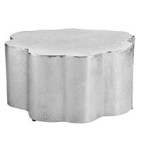 COUCHTISCH ORGANIC ORIENT rechteckig Silber 58cm - Silberfarben, Metall (58/58/37cm) - riess-ambiente