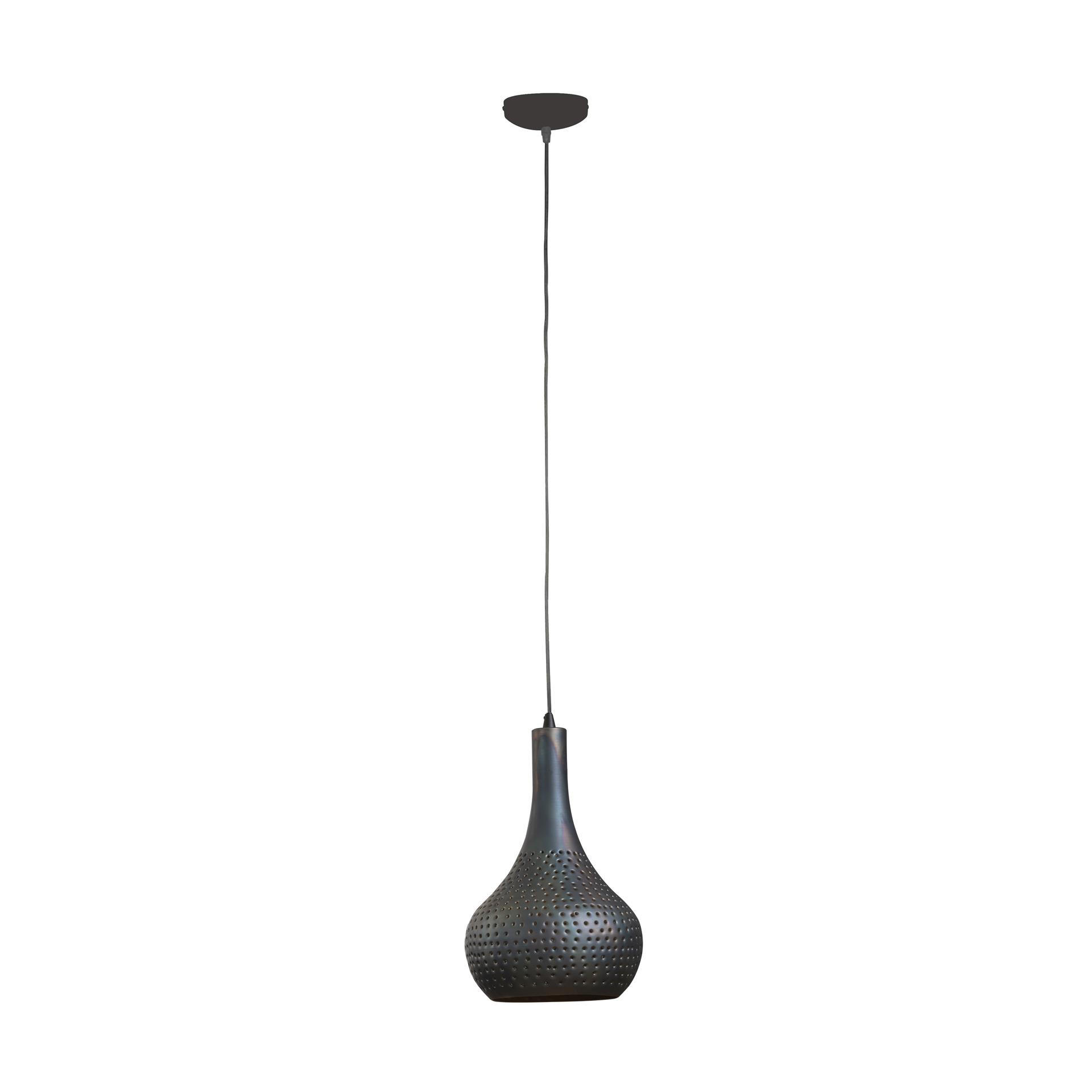 HÄNGELEUCHTE Industrie Grau 25/25/150 cm - Braun, Metall (25/25/150cm) - Hoyz Collection