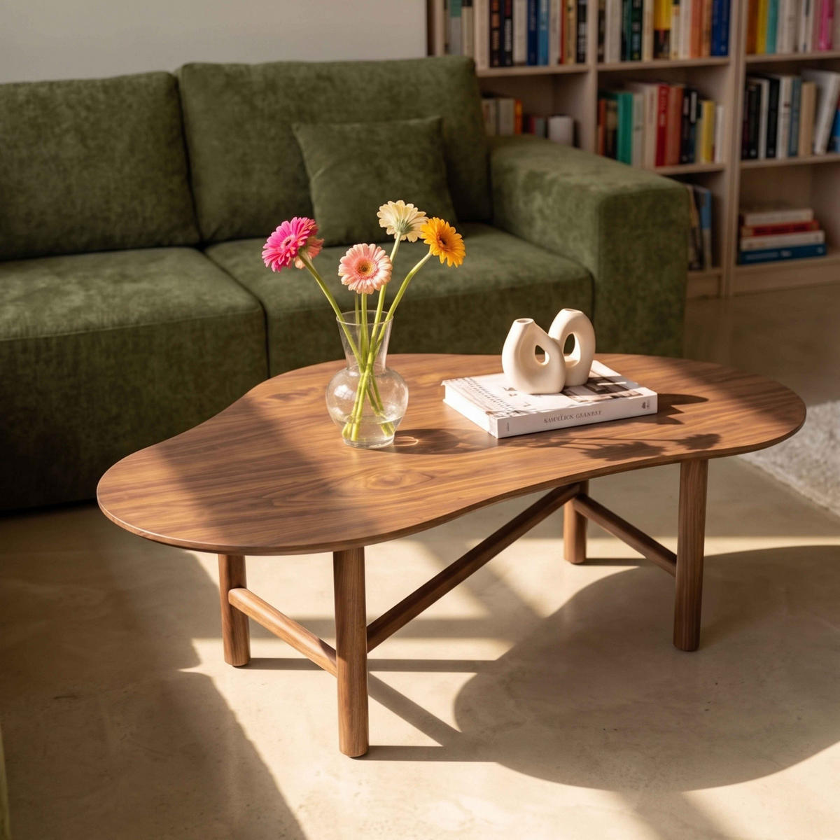 COUCHTISCH, Braun - Braun, Holzwerkstoff (60/100/38cm) - Oviala