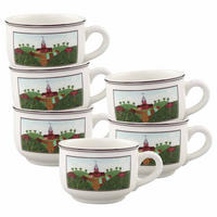 TEETASSEN Design Naif bunt 250 ml 6er Set - Multicolor, Keramik (0.25L) - Villeroy & Boch