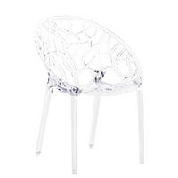 STAPELSTUHL Kunststoff transparent - Transparent, Kunststoff (59/80/60cm) - CLP