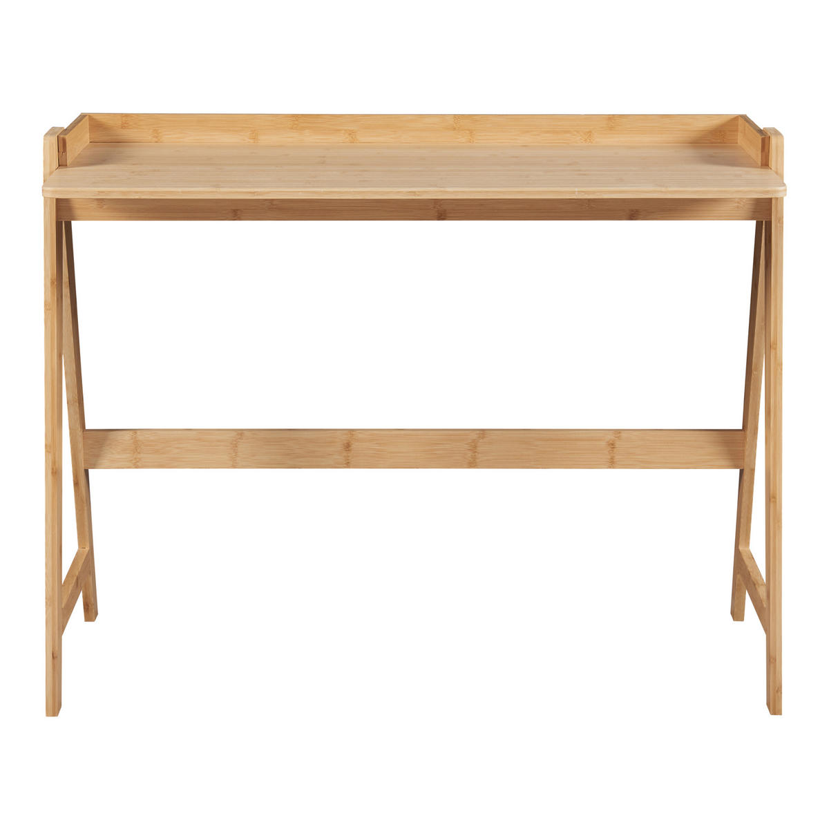 SCHREIBTISCH Härryda - Naturfarben, Naturmaterialien/Bambusholz (47/107/81cm) - [en.casa]