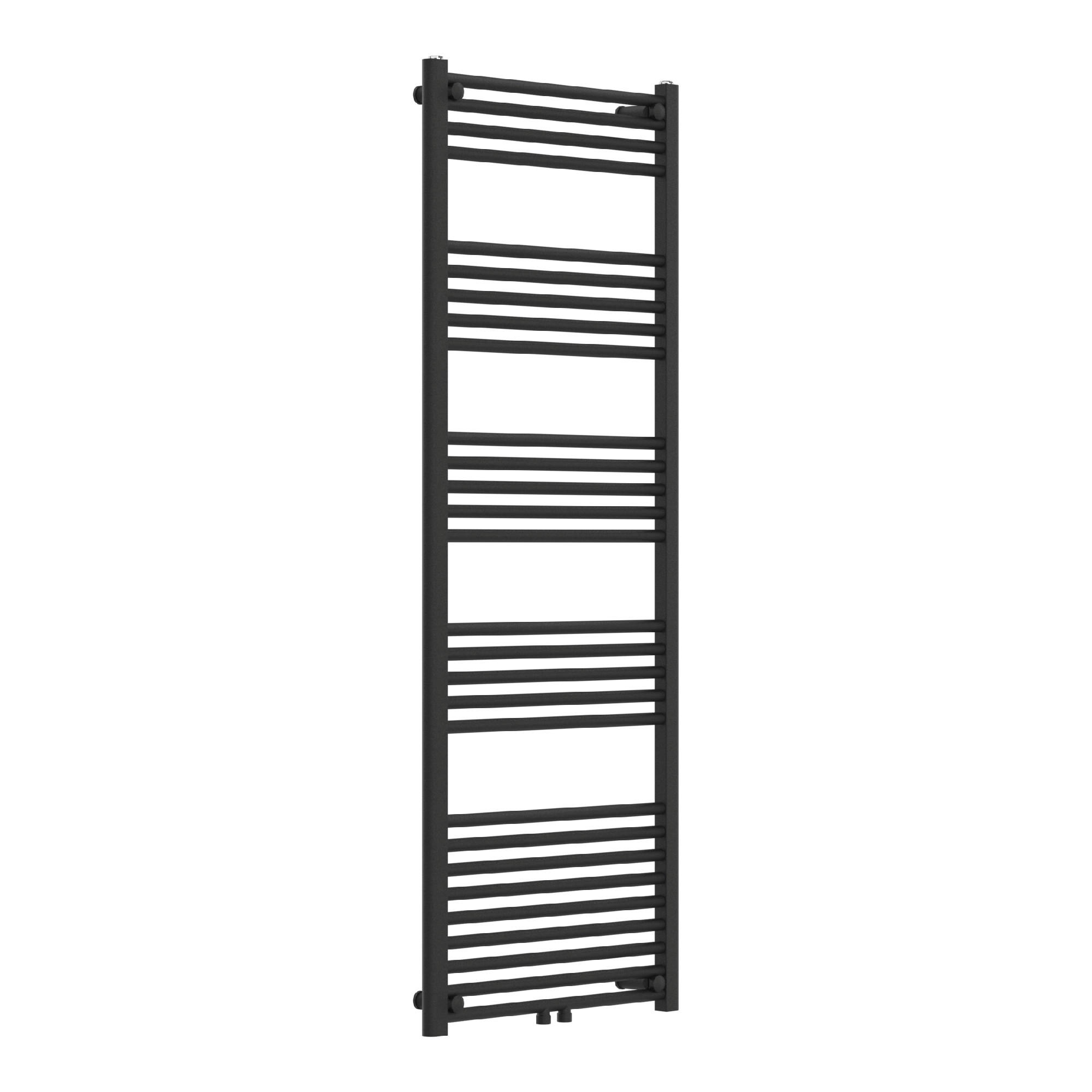 [neu.haus] Handtuchheizkörper Schwarz 60x160x3 cm