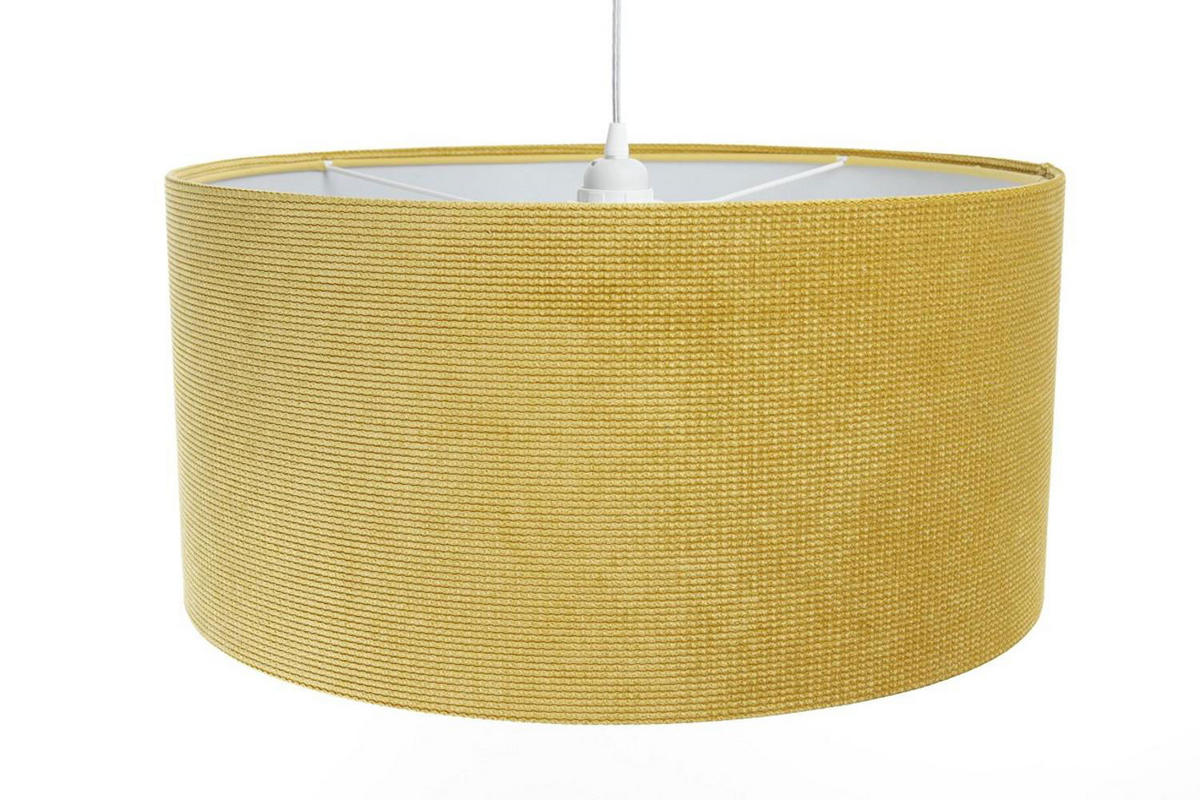 HÄNGELEUCHTE Weiß 60/30 cm - Gelb/Weiß, Kunststoff (60/0.8/30cm) - ONZENO