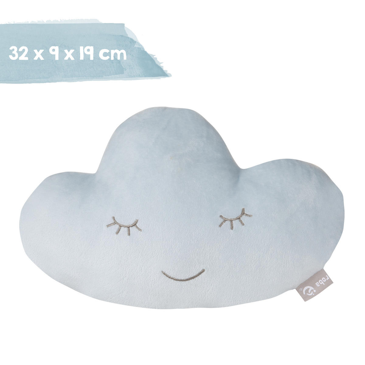 KINDERSOFA 3er-Set hellblau - Hellblau, Holzwerkstoff/Textil (70/50/48cm) - Roba
