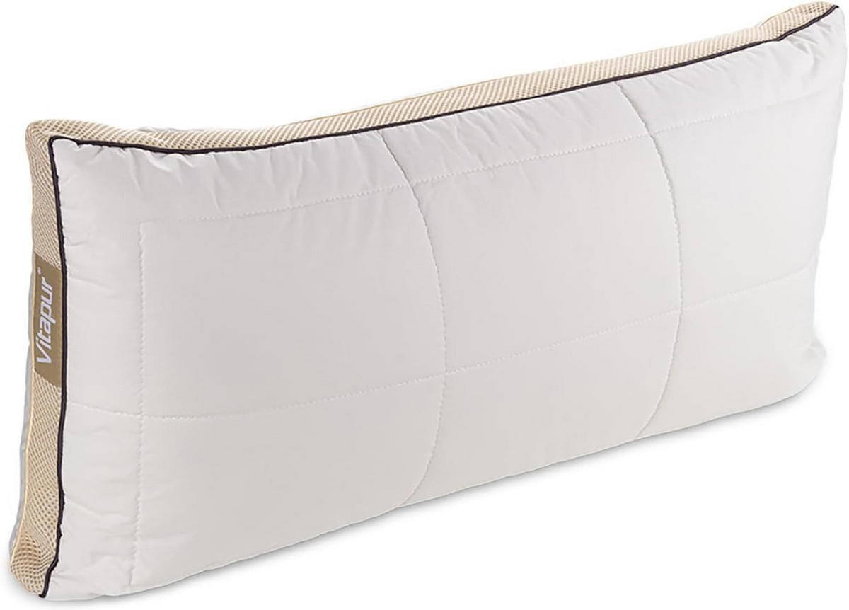 KOPFKISSEN NEO Microfaser Weiß 40×80 - Weiß, Textil (80/40cm) - Vitapur