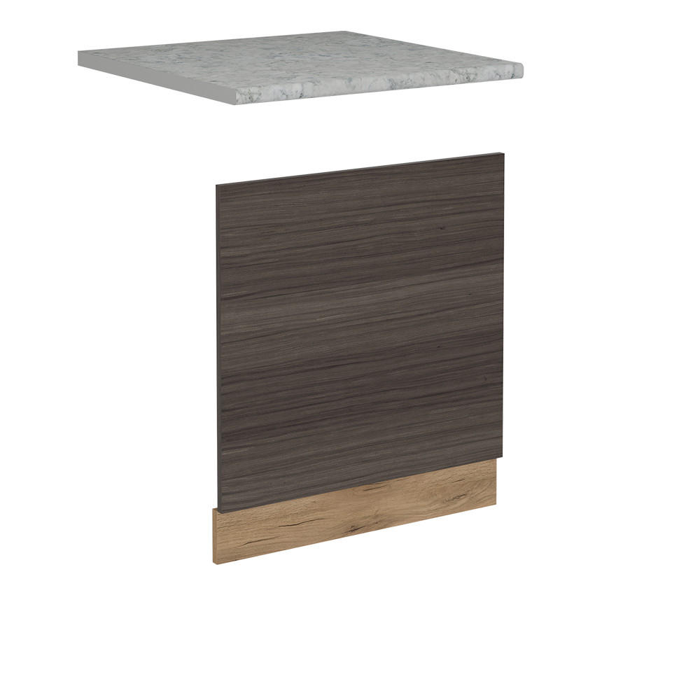 FRONTPANEL R-Line Ädelgrå 60 cm , AP Marble Grå, Honungsek 57.2/60/60 cm
