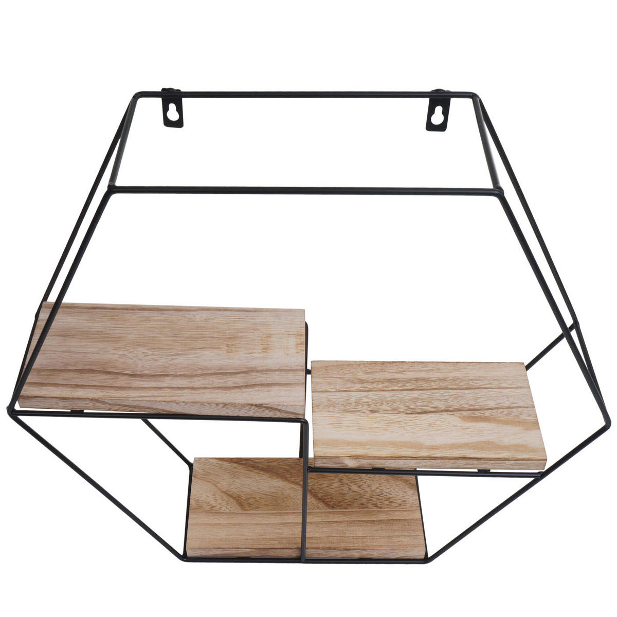 WANDREGAL Beige - Beige, Holz (49/43/11cm) - MCW