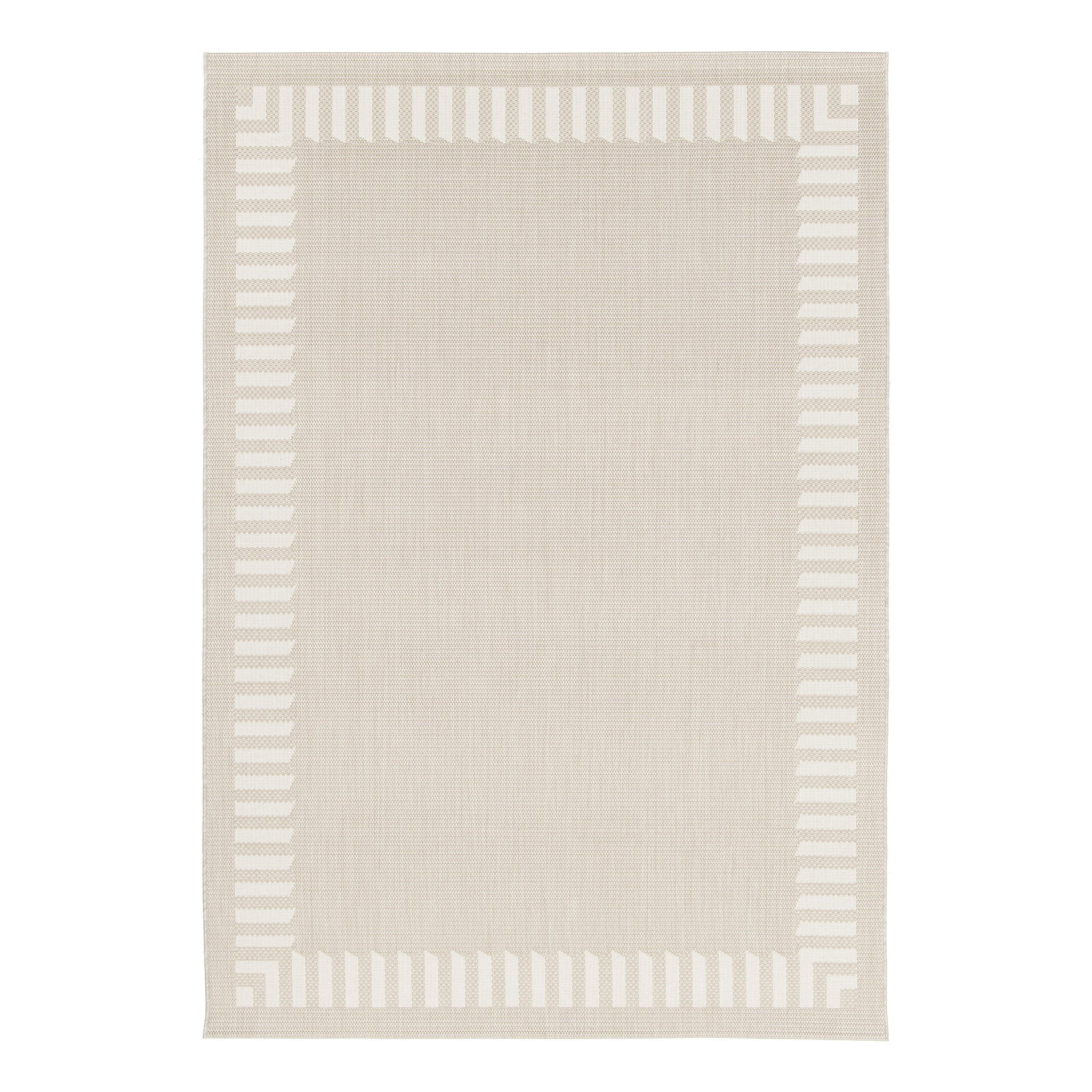 DESIGN Teppich für Innen und Außen beige - Beige, Textil (120/170cm) - AFK Living