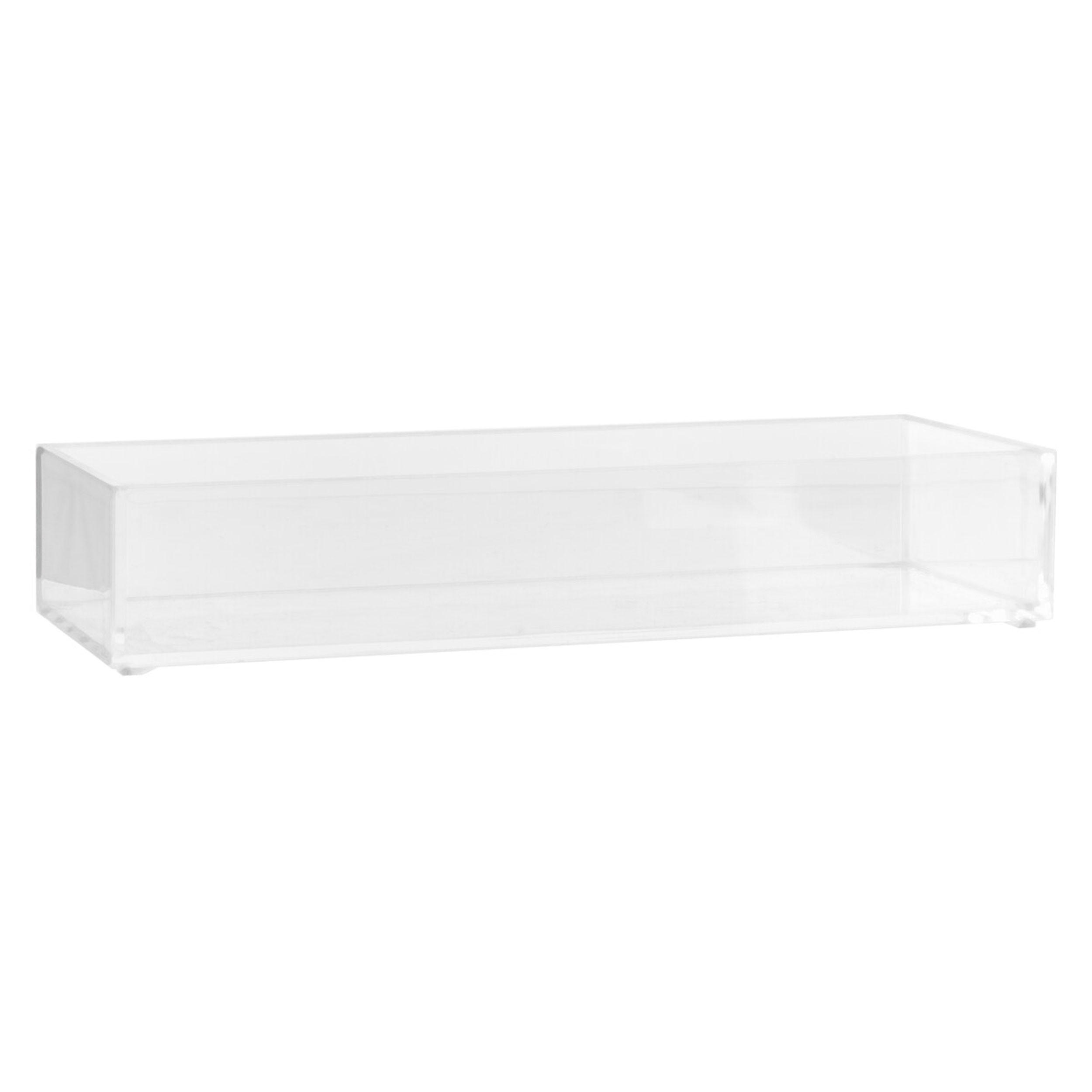 SCHMUCKORGANIZER Selena, Kunststoff, Transparent, 25.6 x 9.6 - Transparent, Kunststoff (4.8/9.6/25.6cm) - 5five Simply Smart